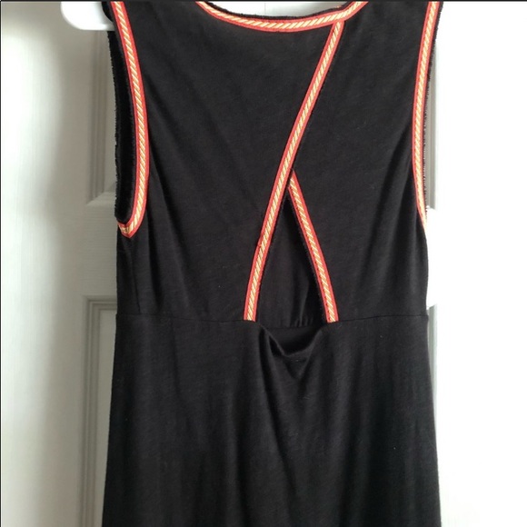 Free People Black Maxi Dress Cutout Back - Picture 3 of 6